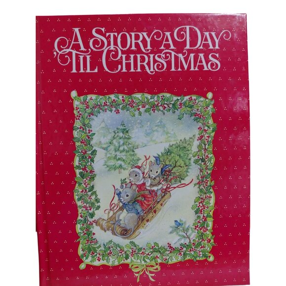 Vtg A Story A Day Til Christmas Hardcover Book By Current 1989 - Picture 12 of 13